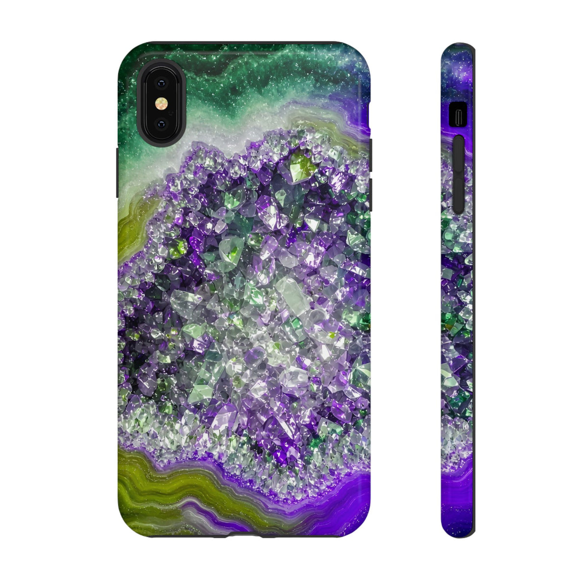 Geode Core - Ruby Emerald Phone Case