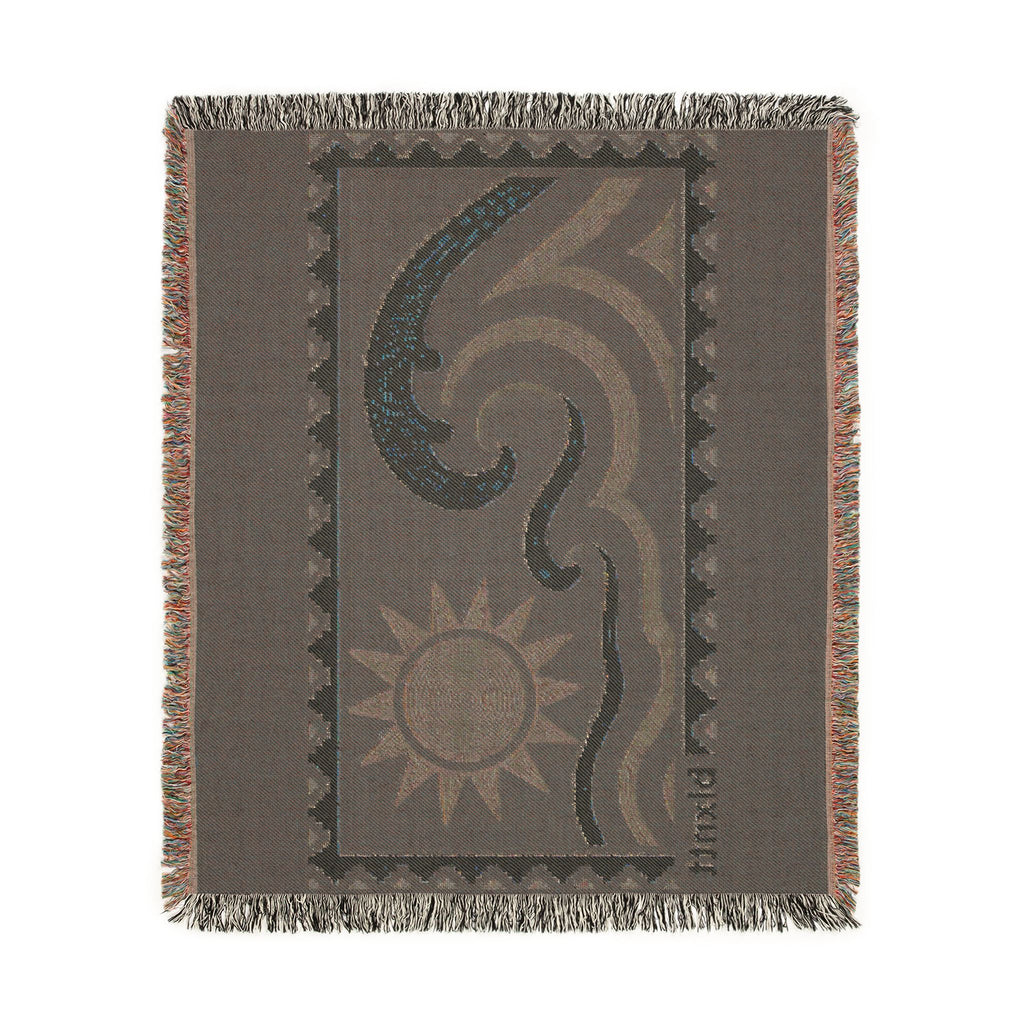 BLXNTT Blue Hippie Woven Blanket #1