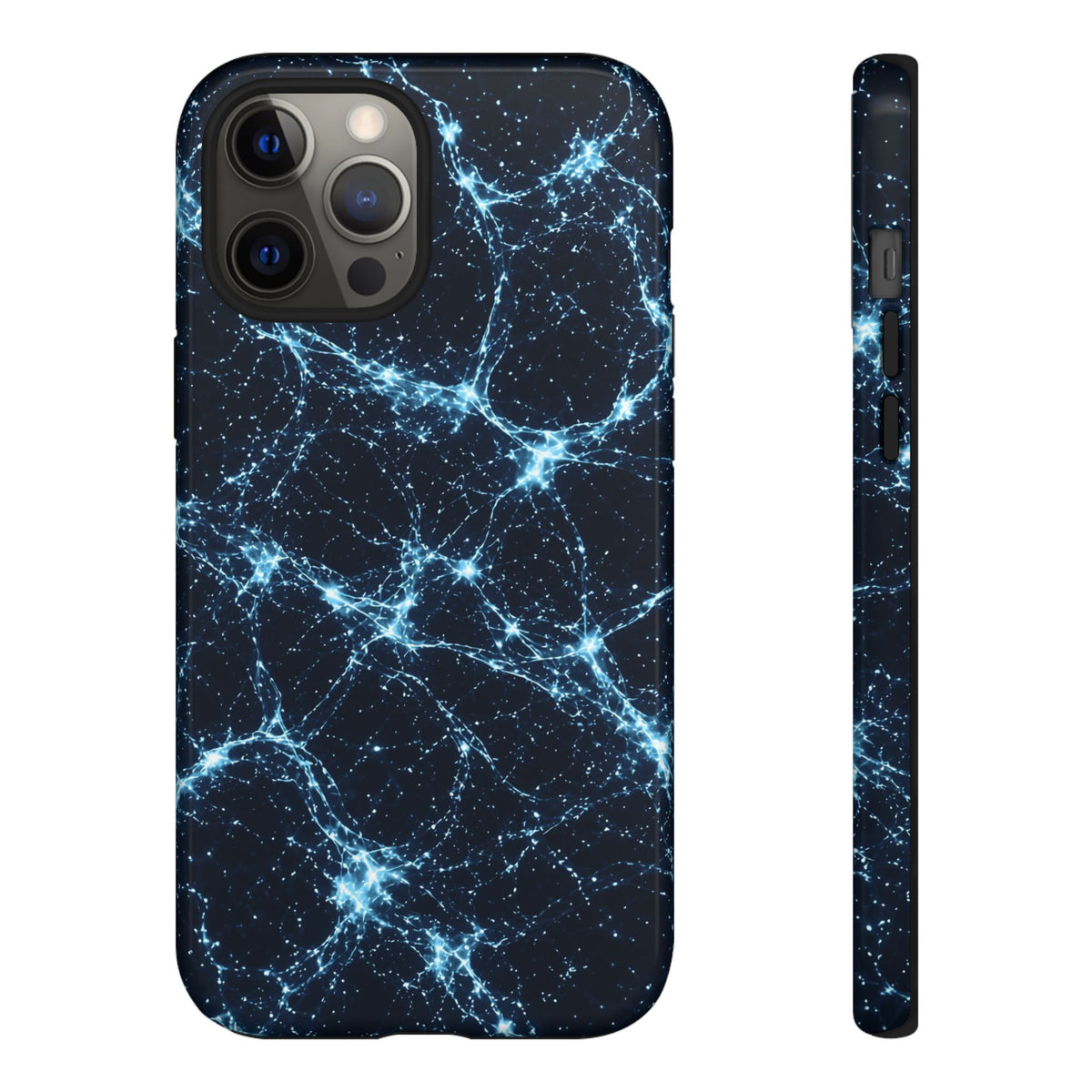 Neon Mycelium - Ice Crystal Phone Case