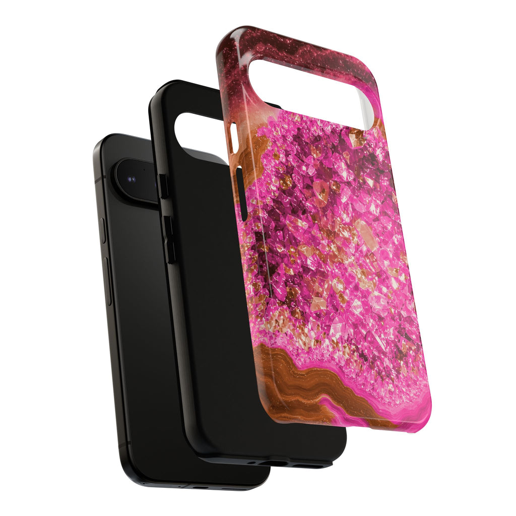 Geode Core - Terracotta Neon Phone Case