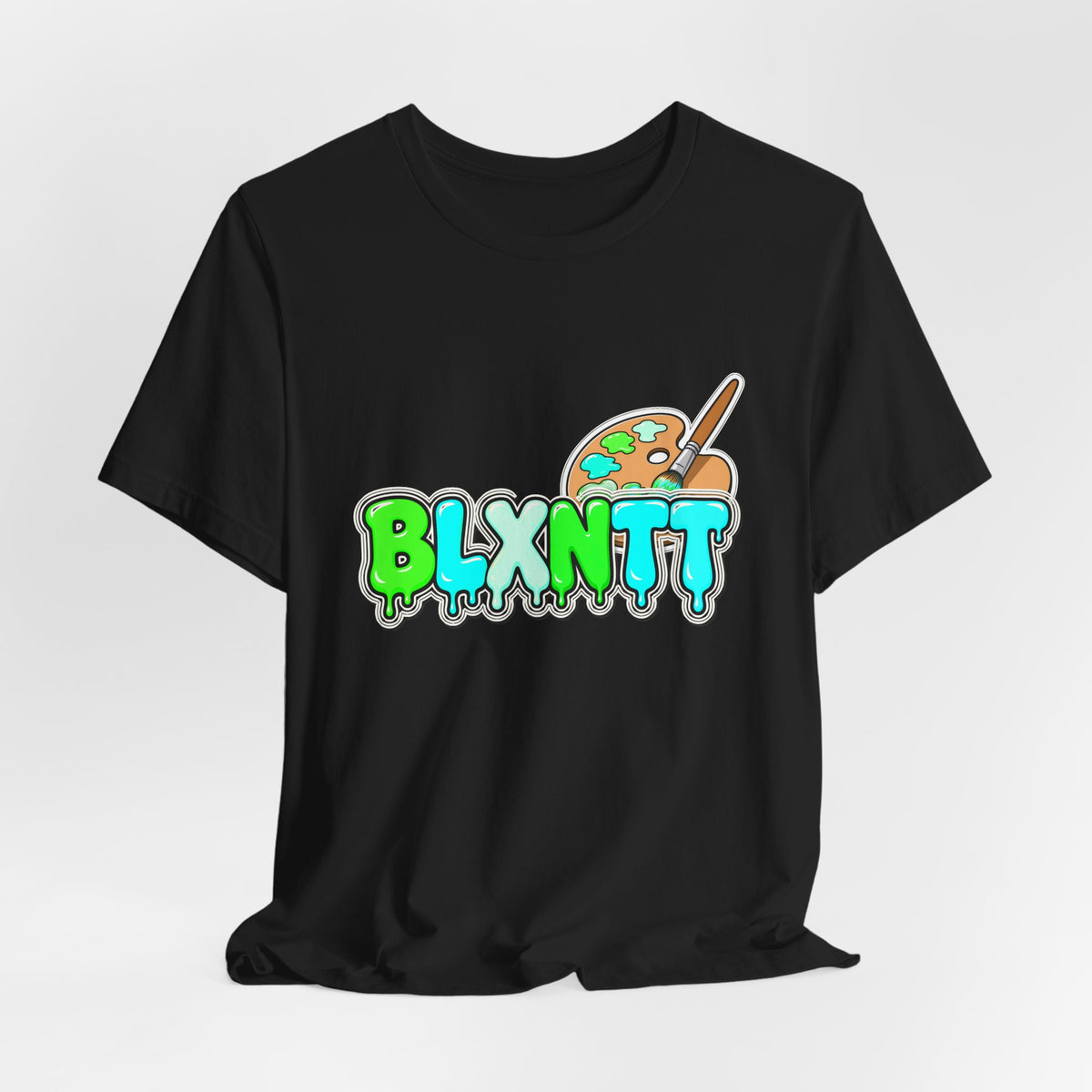 BLXNTT Paint Spill Tee - Neon (Black)