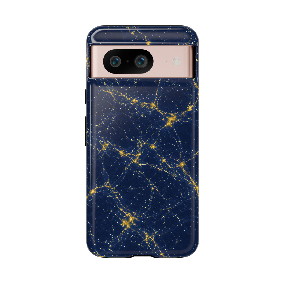 Neon Mycelium - Mustard Navy Phone Case