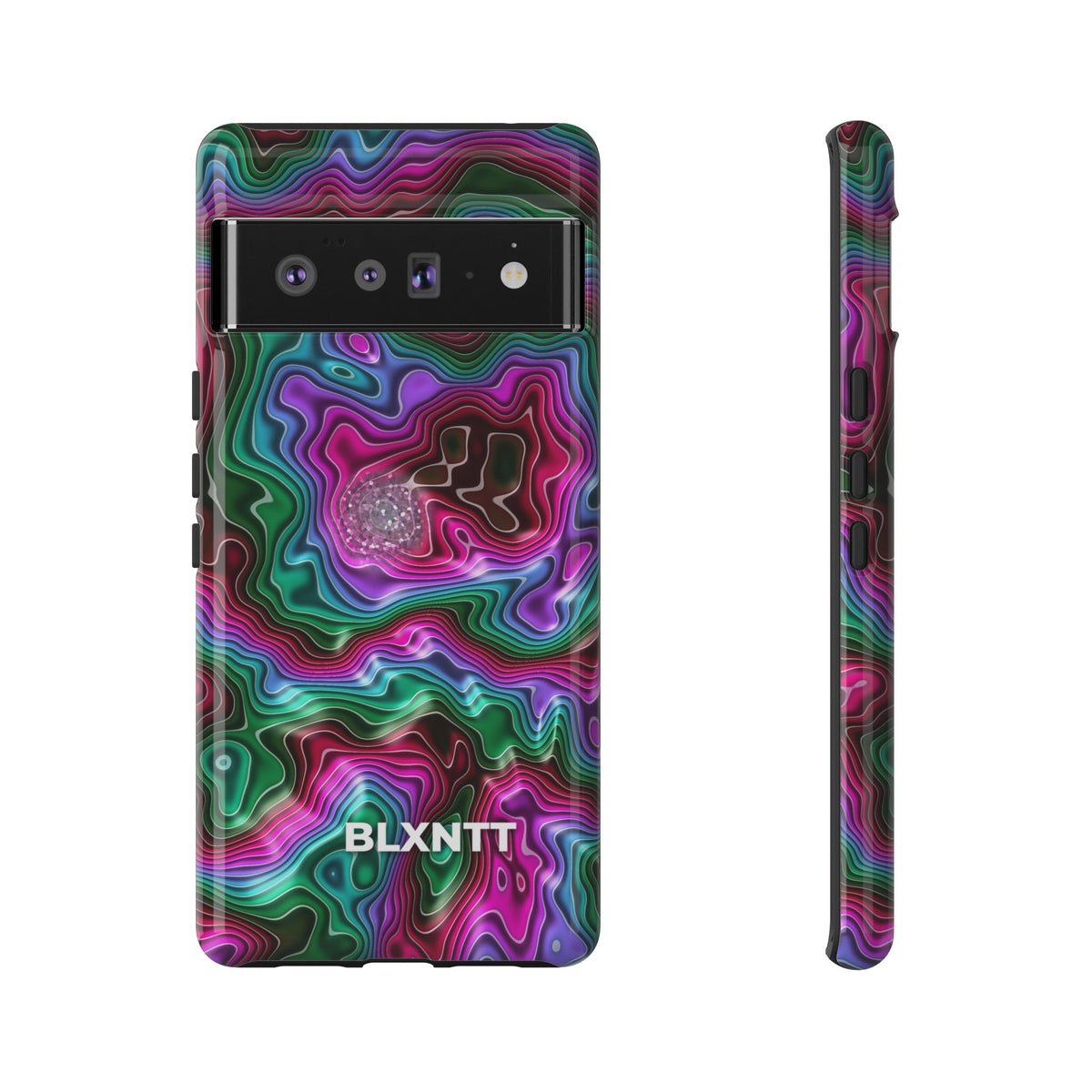 Neon Agate Phone Case