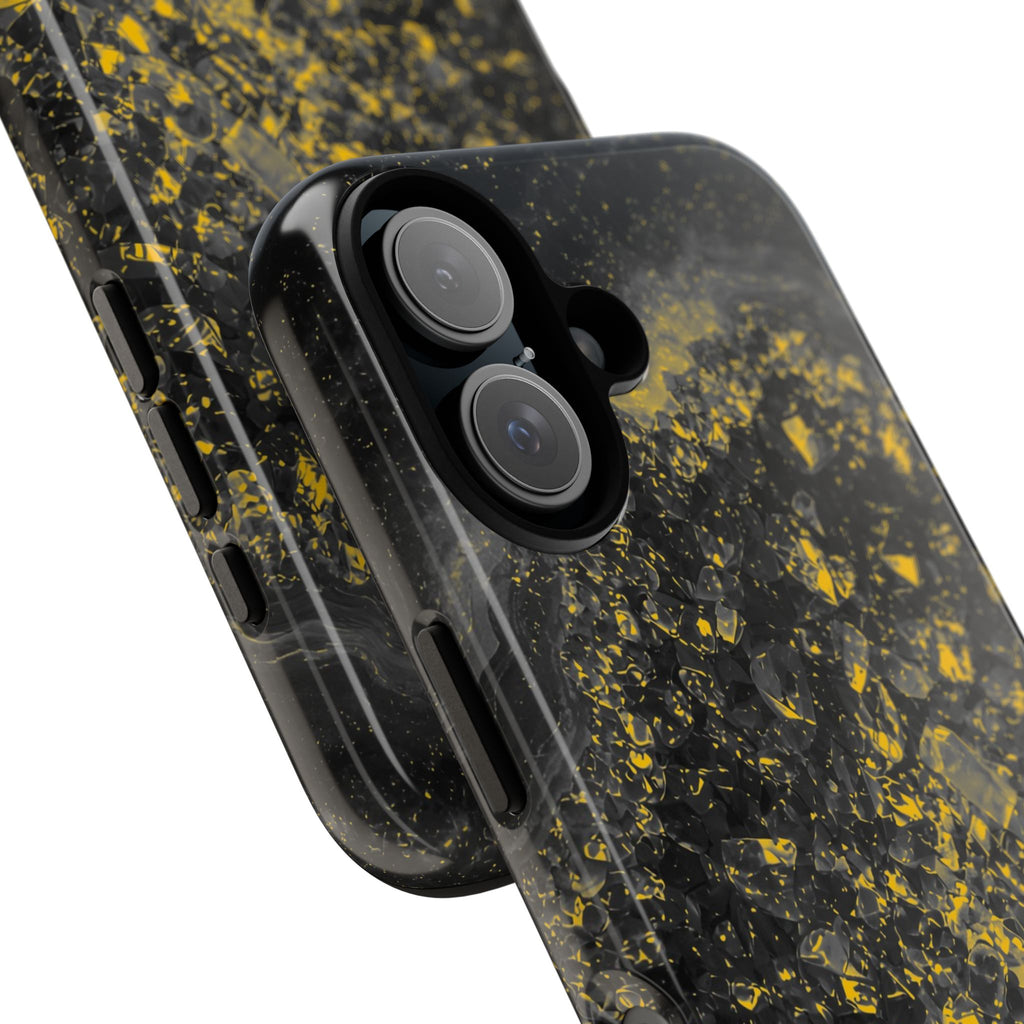 Geode Core - Mono Gold Spark Phone Case