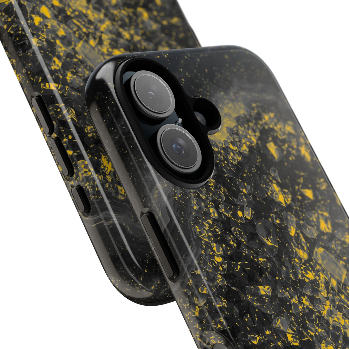 Geode Core - Mono Gold Spark Phone Case