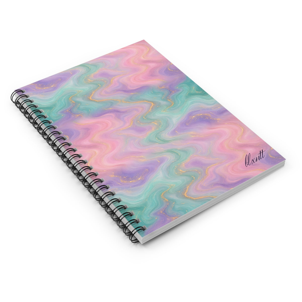 Pastel Marble Spiral Notebook