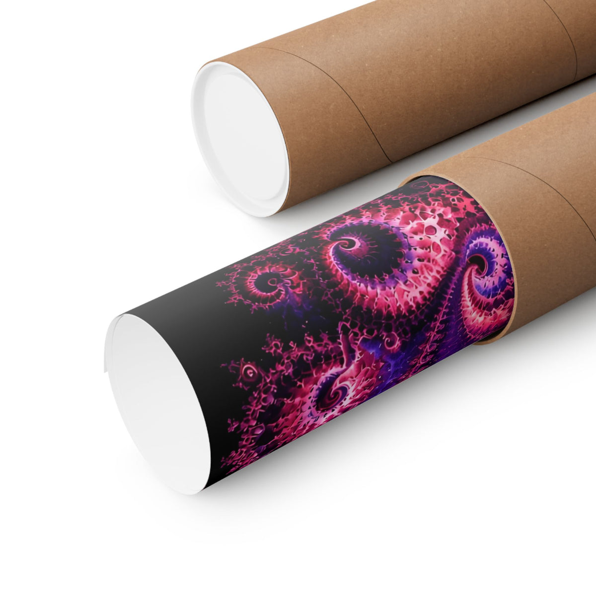 Copper Infinity - Hot Pink & Violet Poster