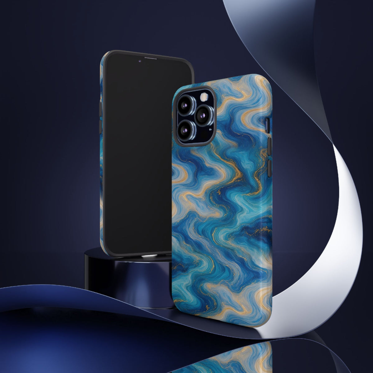 Ocean Blue Marble Phone Case