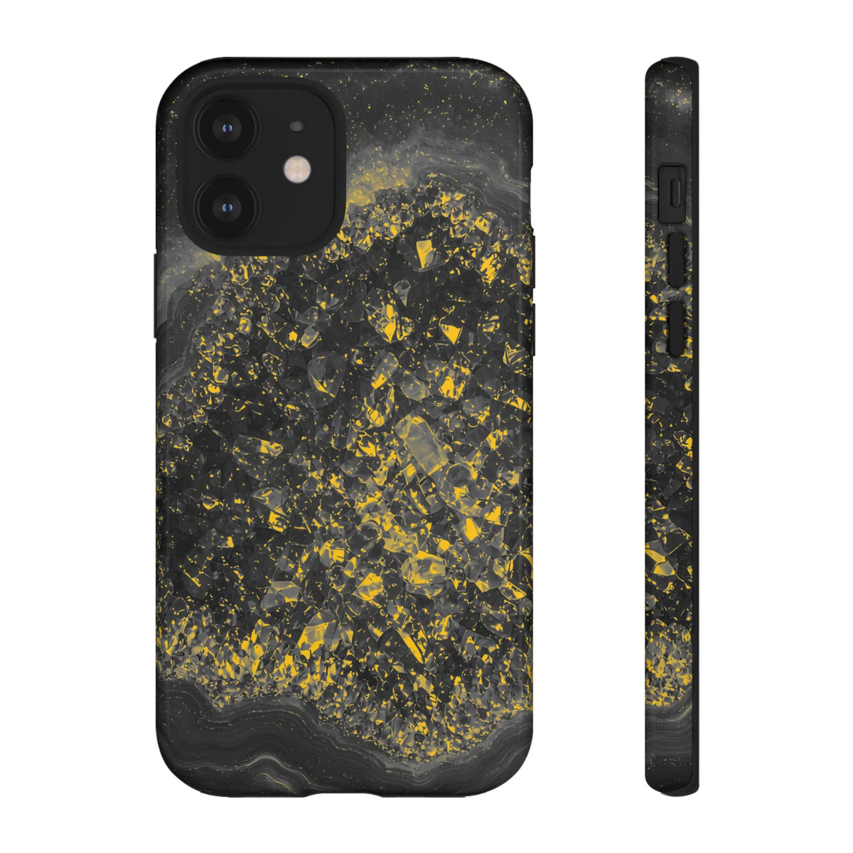 Geode Core - Mono Gold Spark Phone Case