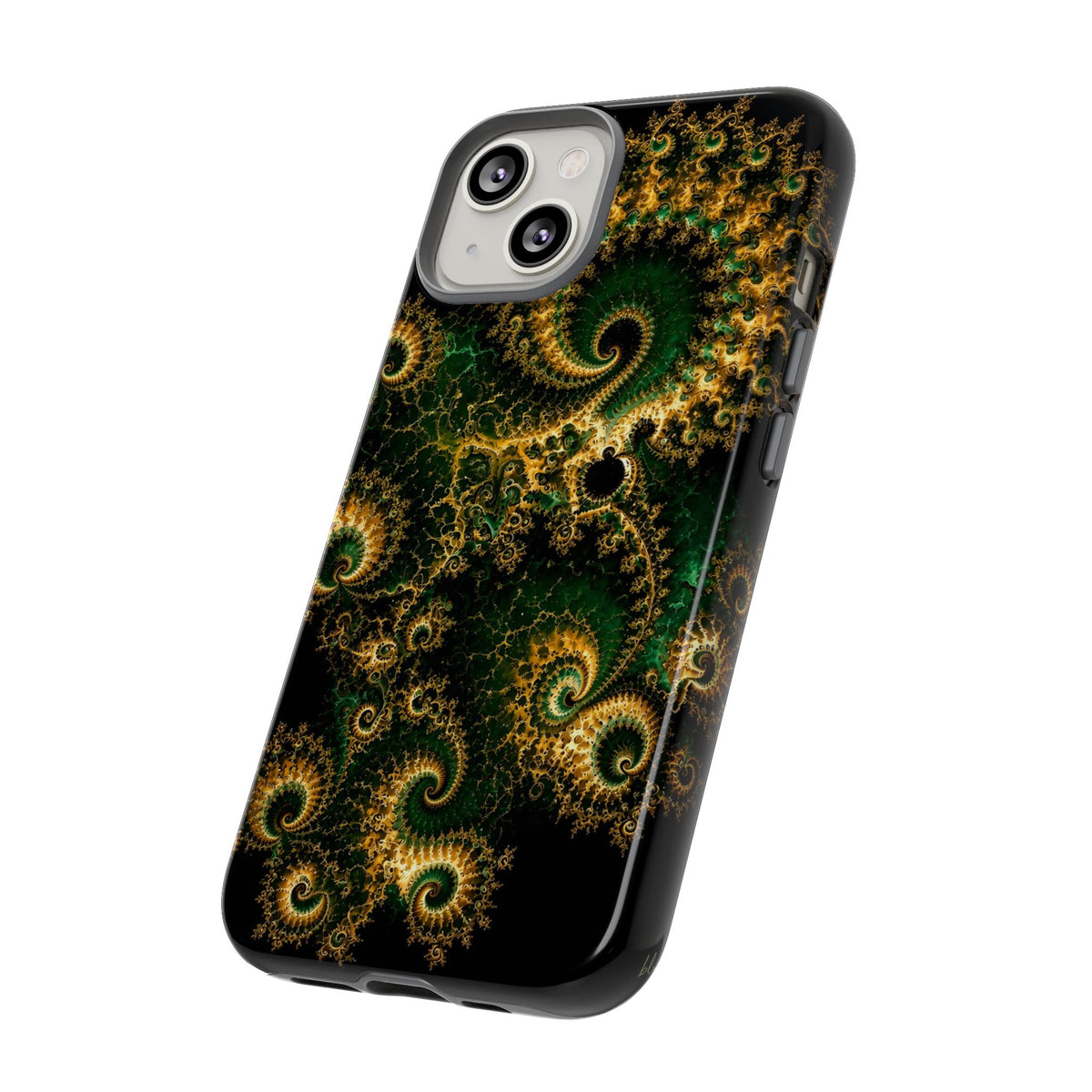 Copper Infinity - Emerald & Gold Phone Case