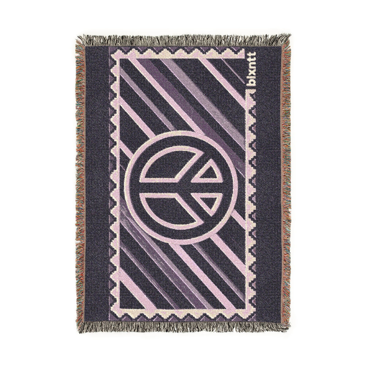 BLXNTT Purple Hippie Woven Blanket #4
