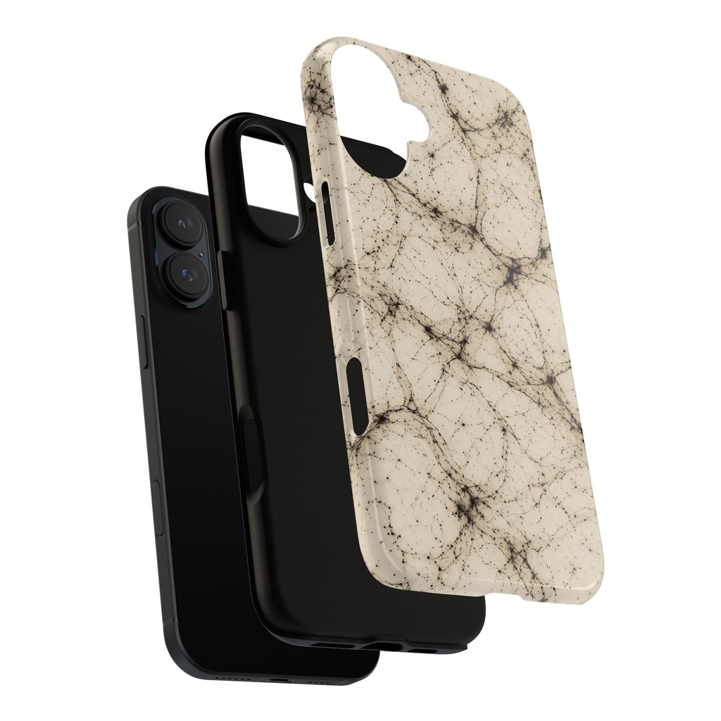 Neon Mycelium - Ink on Paper Phone Case