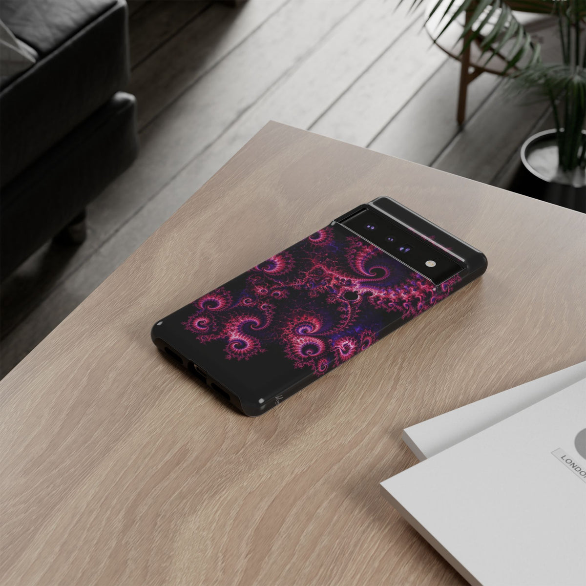 Copper Infinity - Hot Pink & Violet Phone Case