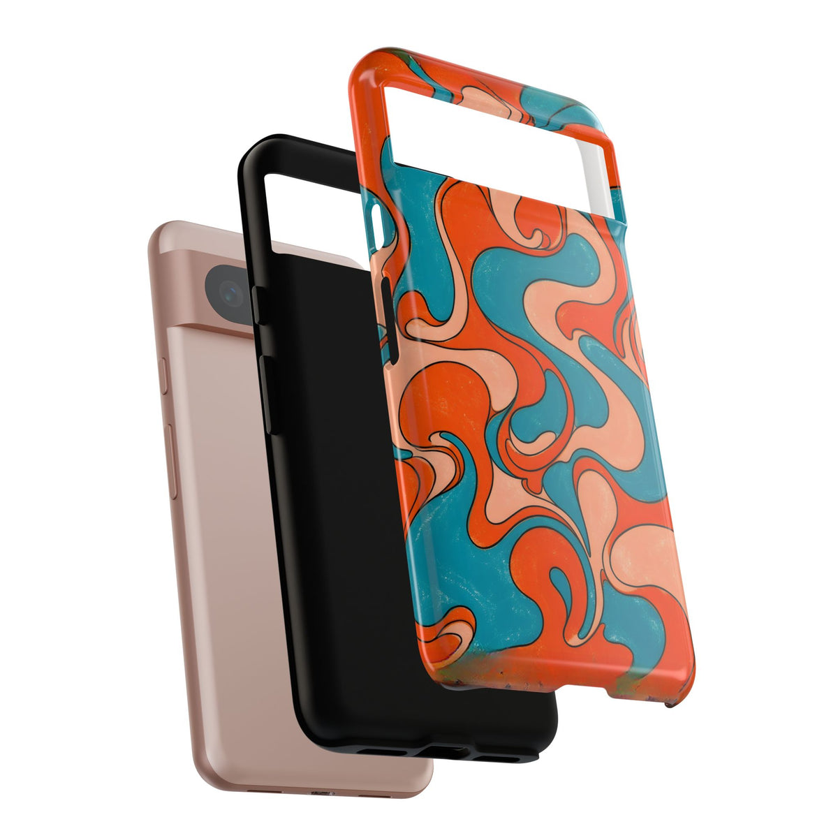 Fillmore Flow - Blood Orange & Teal Phone Case