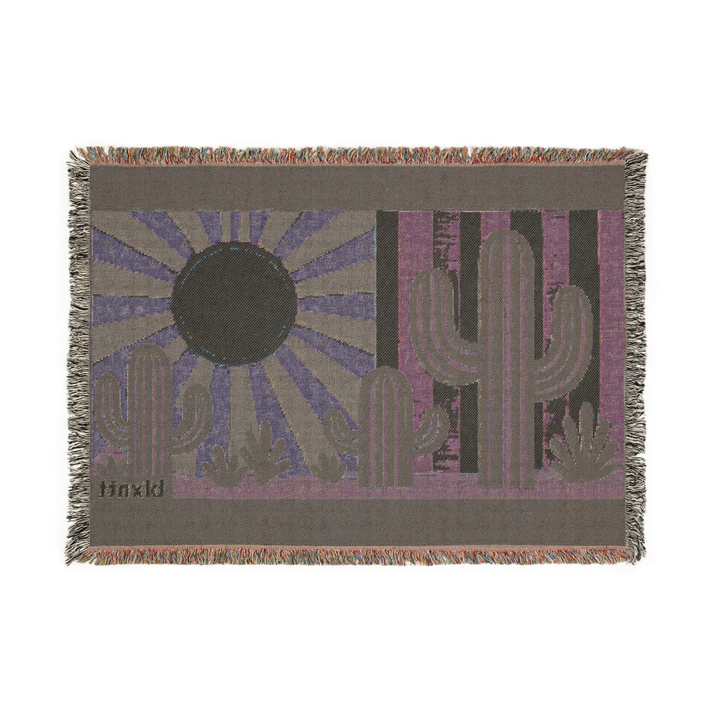 BLXNTT Green Hippie Woven Blanket #1