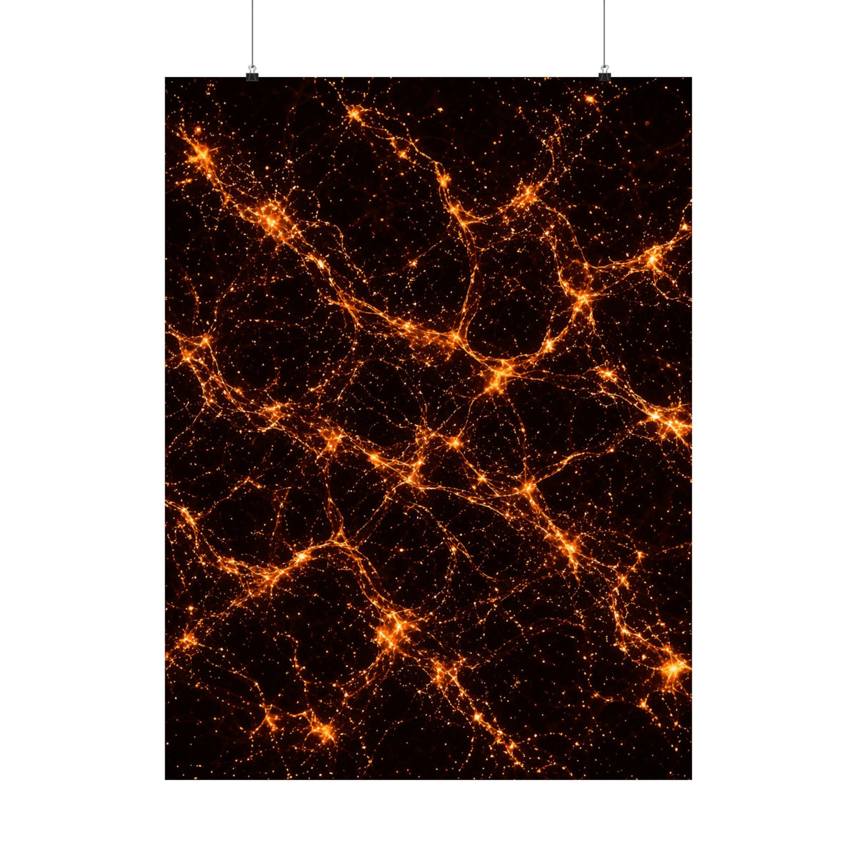 Neon Mycelium - Solar Flare Poster