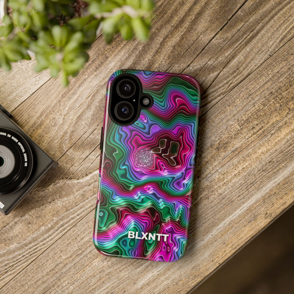 Neon Agate Phone Case