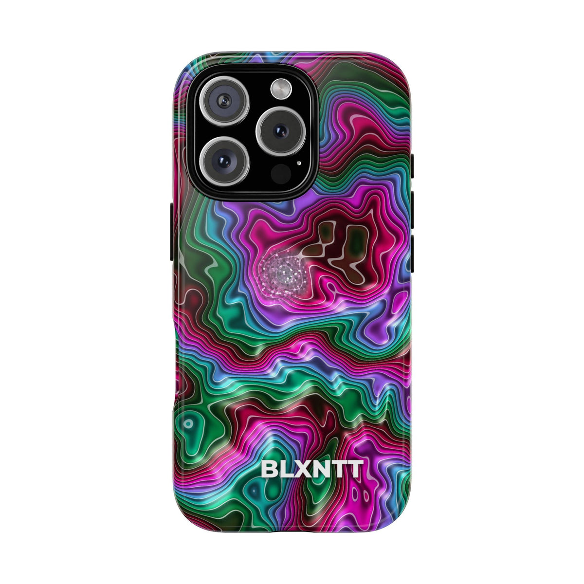 Neon Agate Phone Case