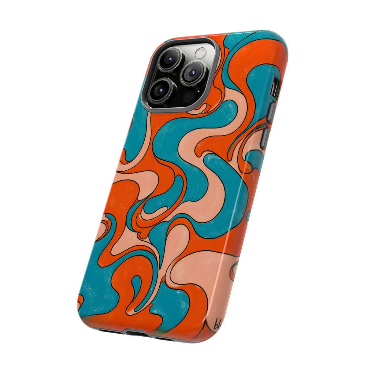Fillmore Flow - Blood Orange & Teal Phone Case