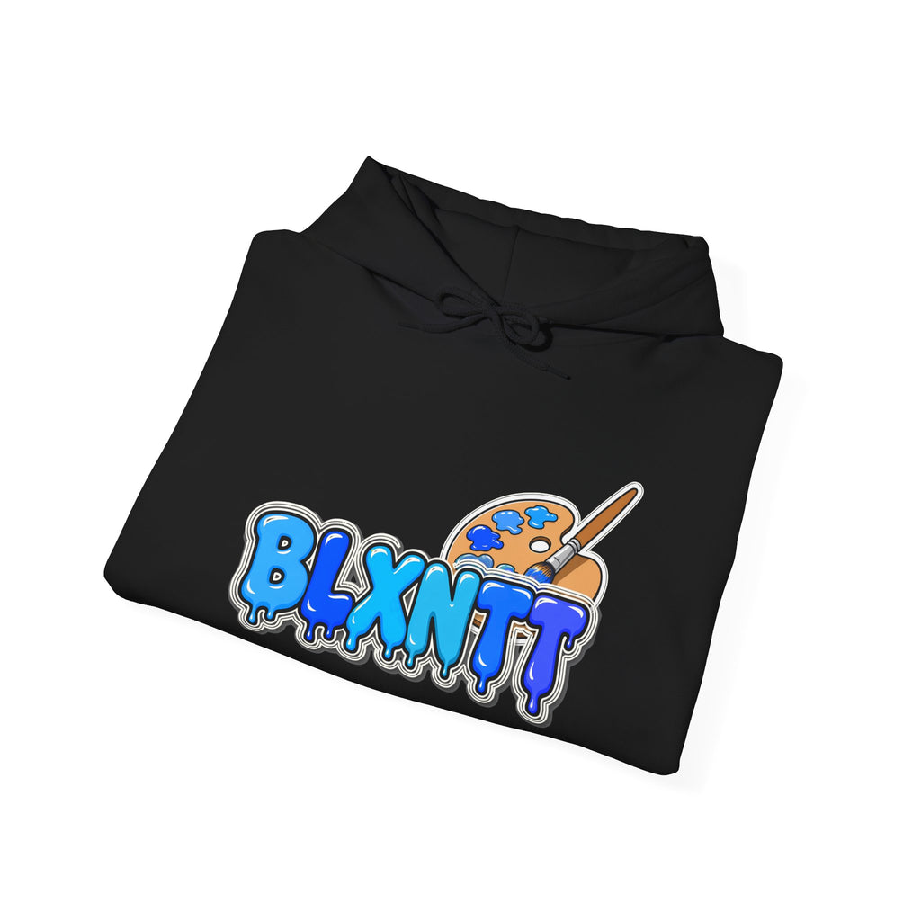 BLXNTT Paint Spill Hoodie - Blue (Black)