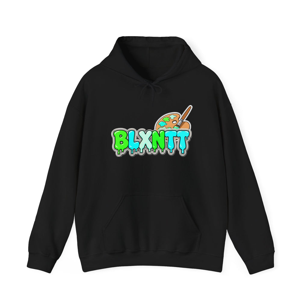 BLXNTT Paint Spill Hoodie - Neon (Black)