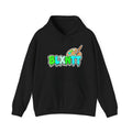 BLXNTT Paint Spill Hoodie - Neon (Black)