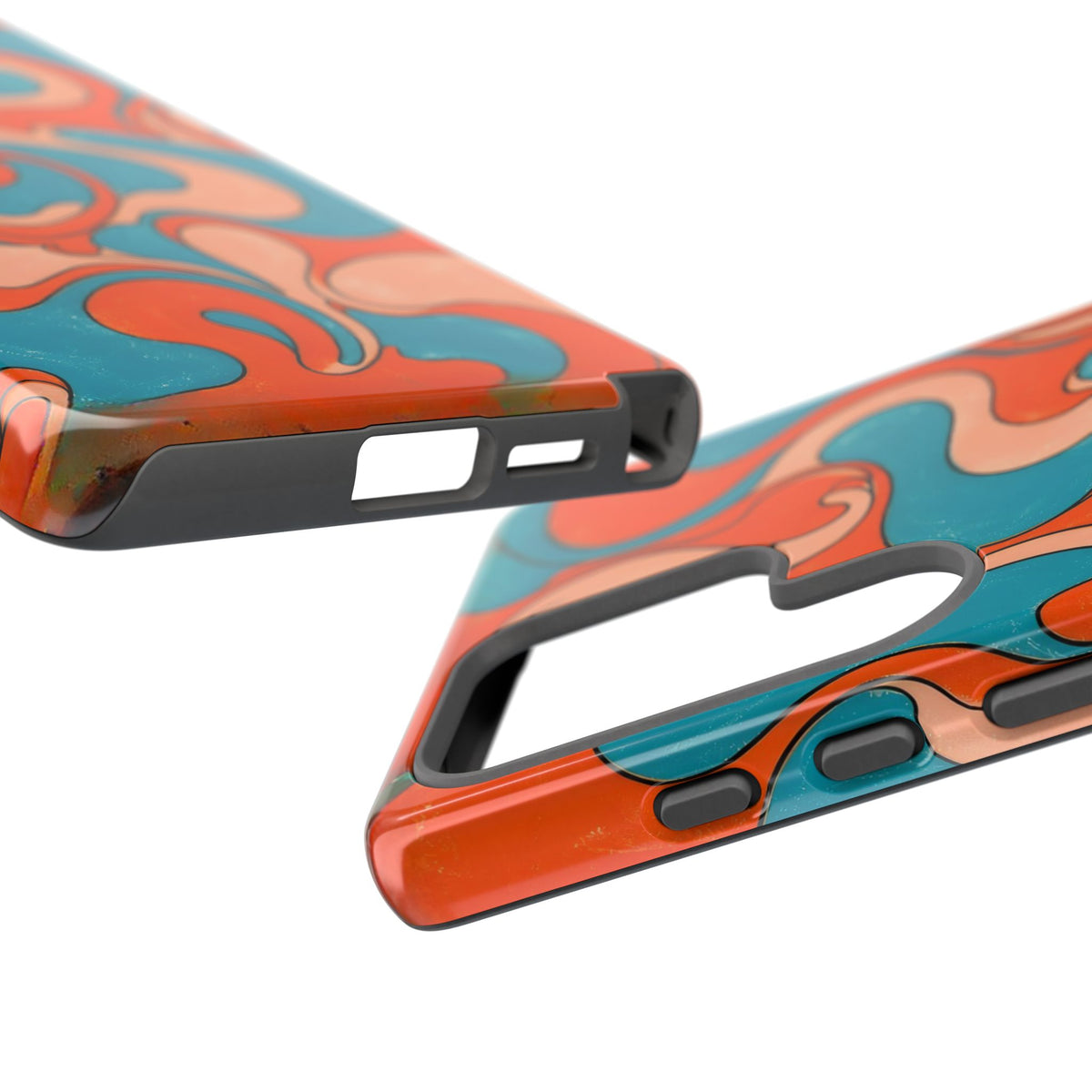 Fillmore Flow - Blood Orange & Teal Phone Case