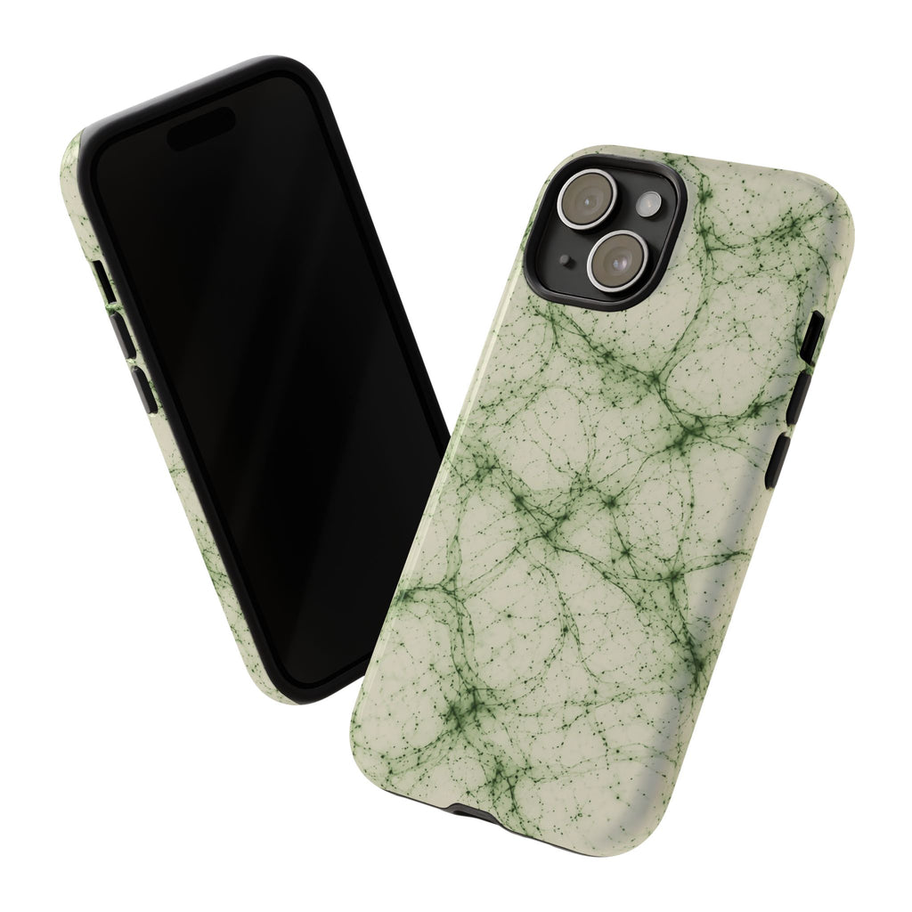 Neon Mycelium - Matcha Latte Phone Case