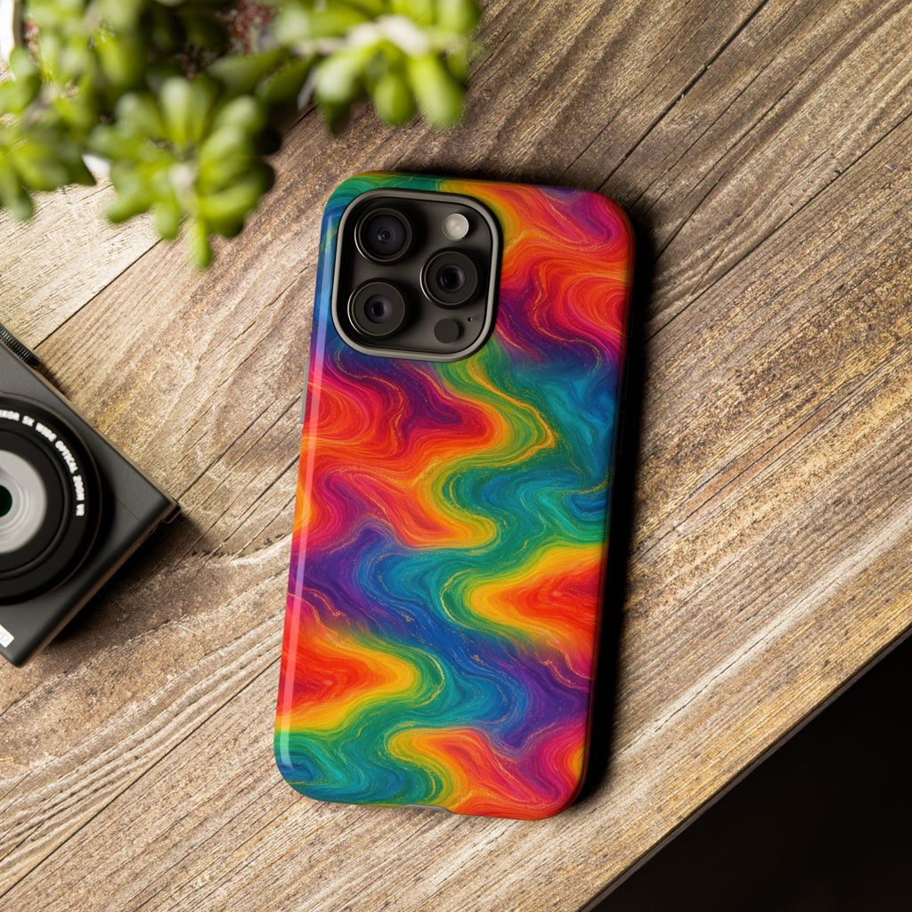 Rainbow Marble Phone Case