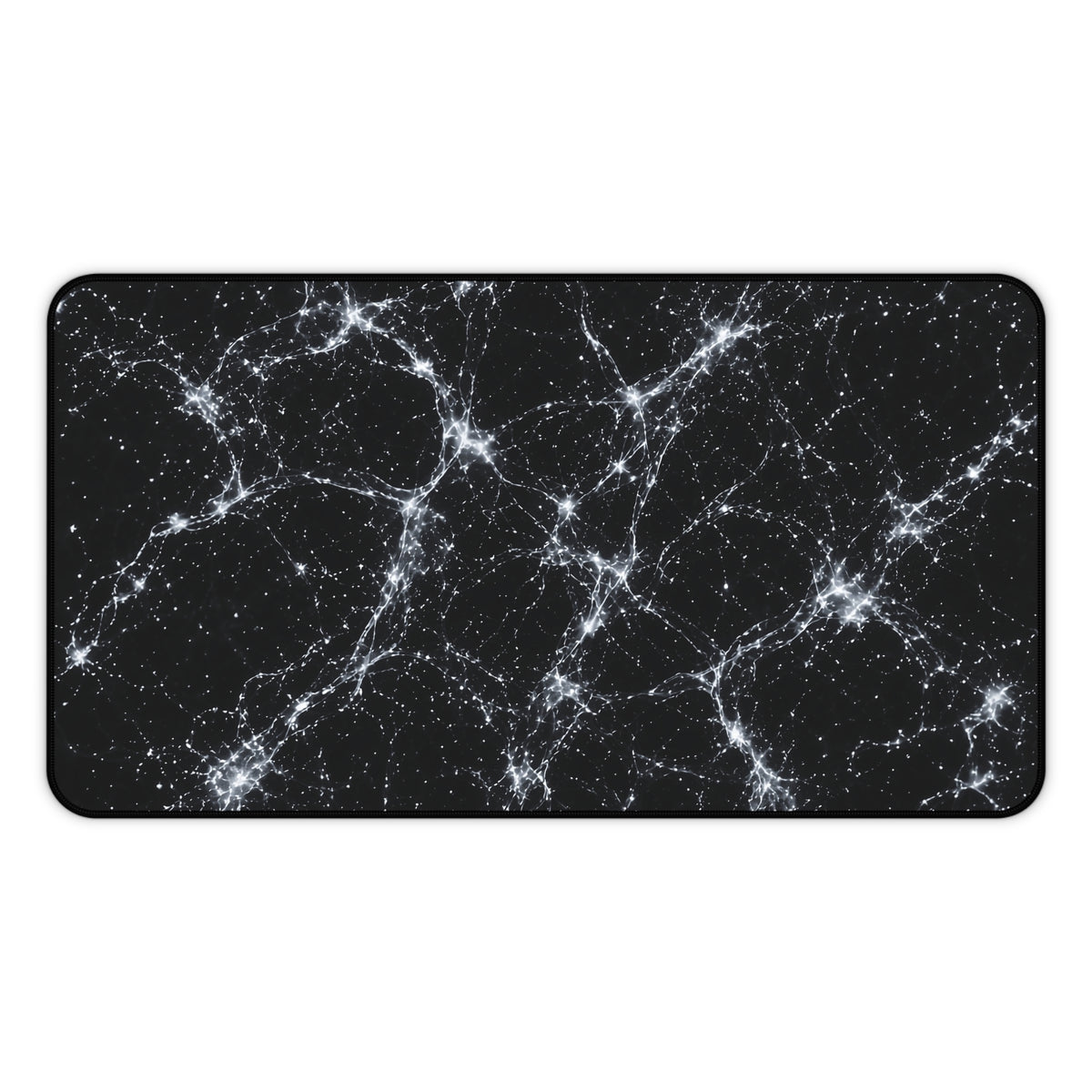 Neon Mycelium - Silver Ghost Desk Mat