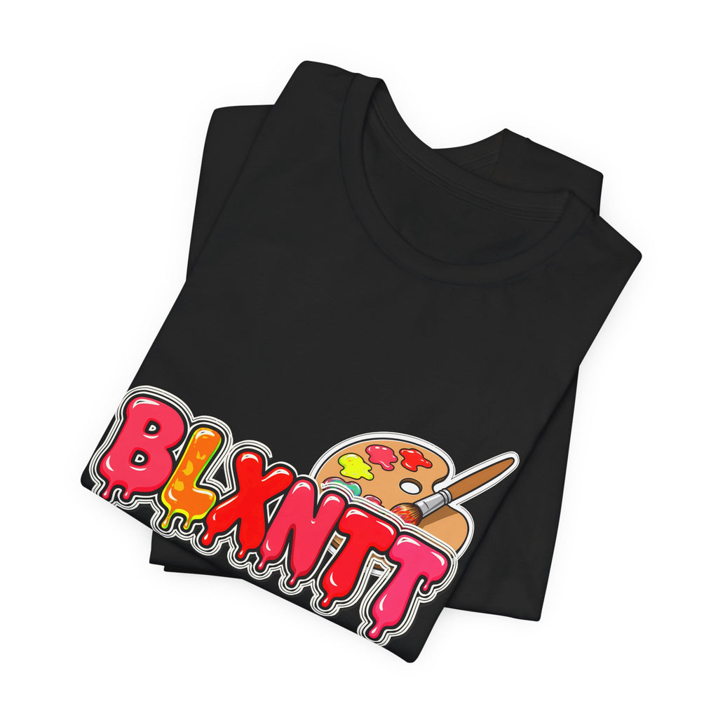 BLXNTT Paint Spill Tee - Red (Black)