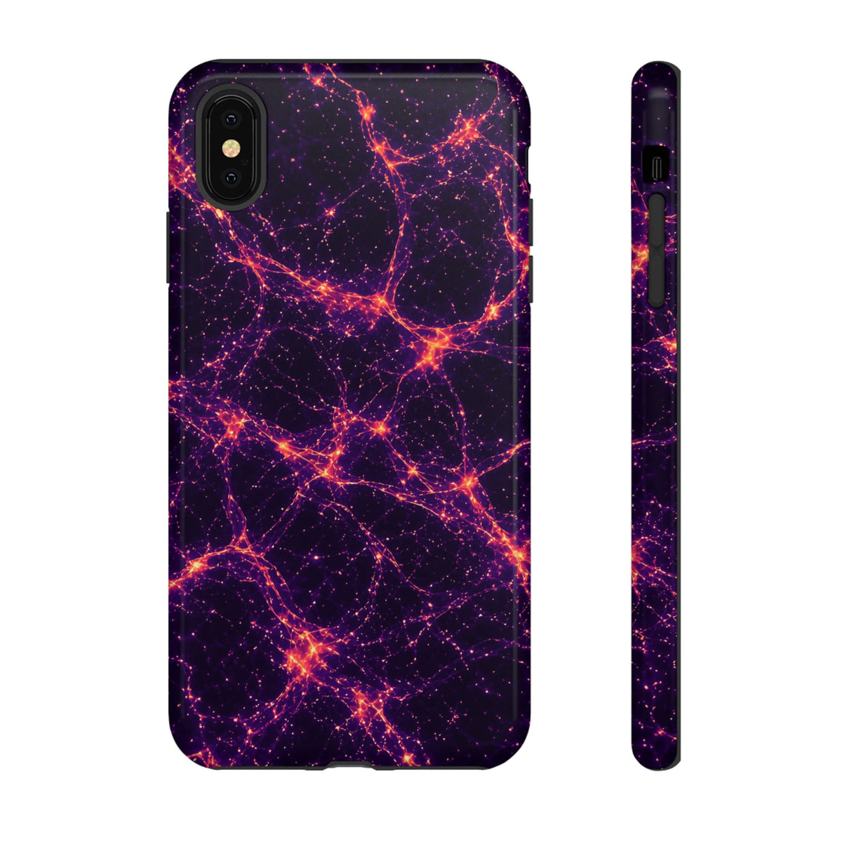 Neon Mycelium - Sunset Synapse Phone Case