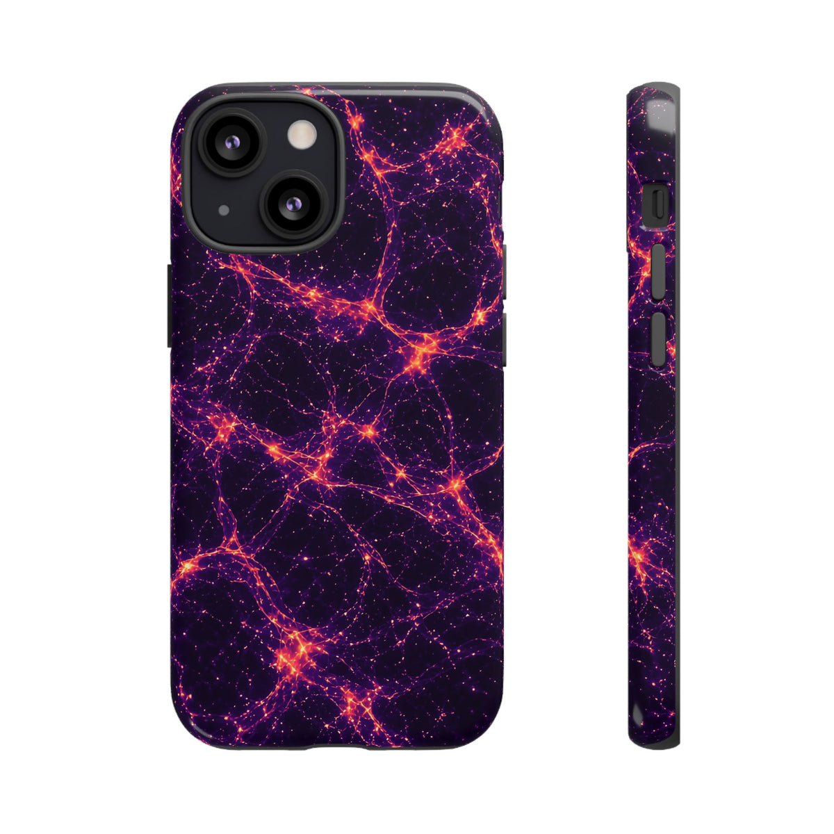 Neon Mycelium - Sunset Synapse Phone Case