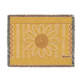 BLXNTT Yellow Hippie Woven Blanket #1