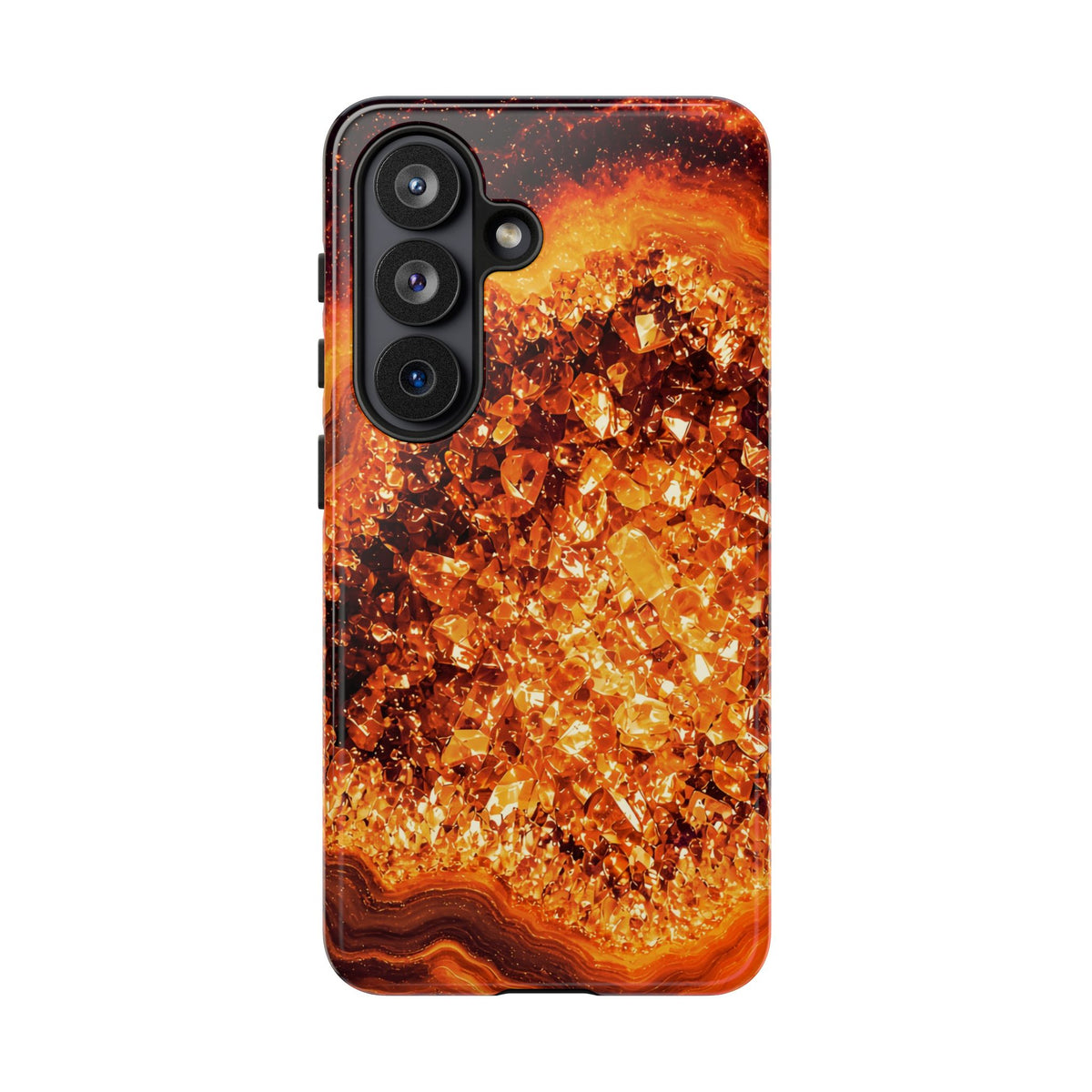 Geode Core - Molten Lava Phone Case