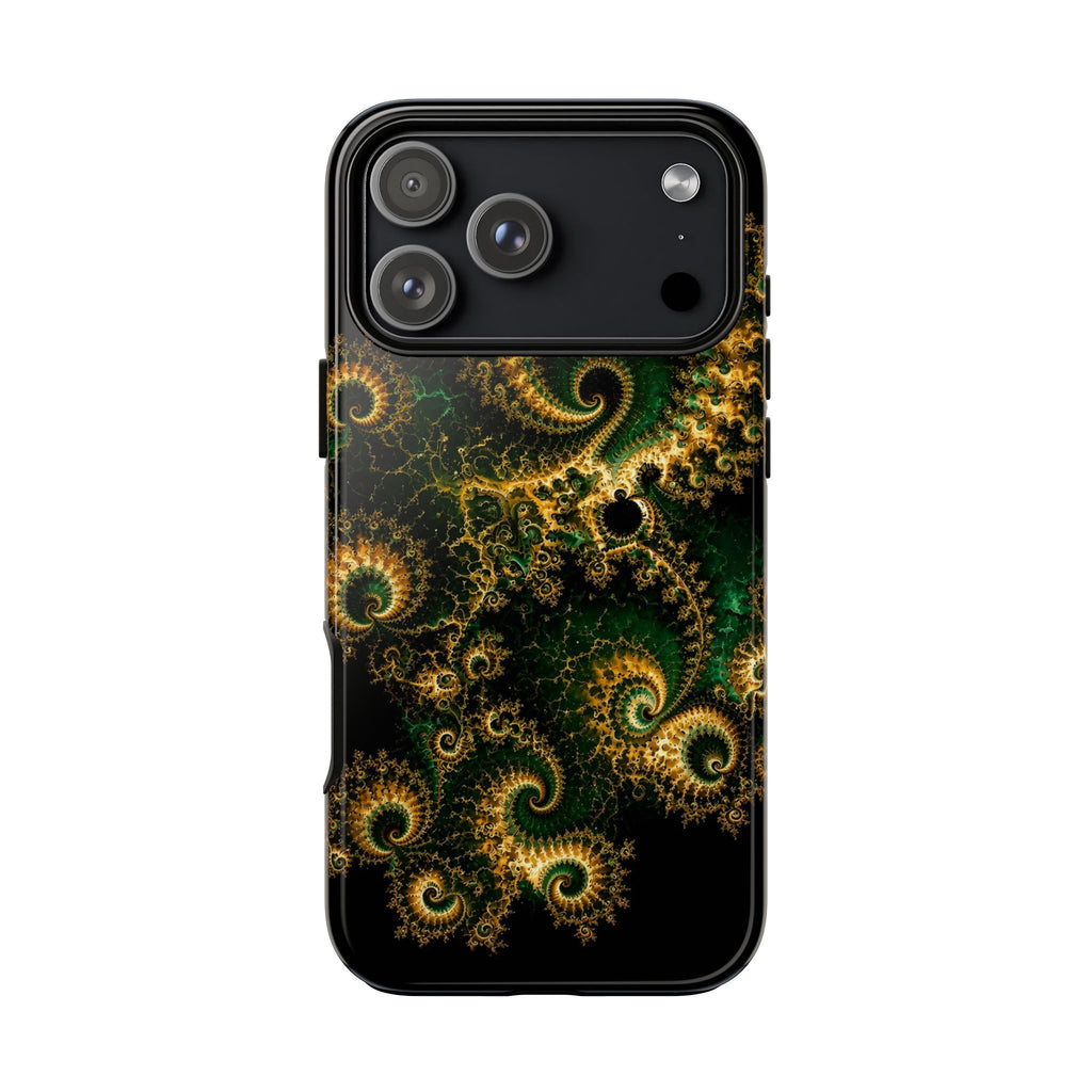 Copper Infinity - Emerald & Gold Phone Case