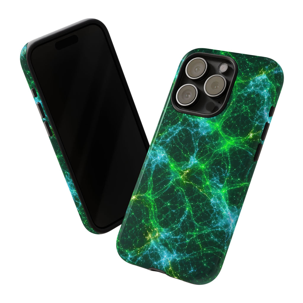 Neon Mycelium - Mermaid Phone Case
