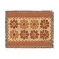 BLXNTT Orange Hippie Woven Blanket #4