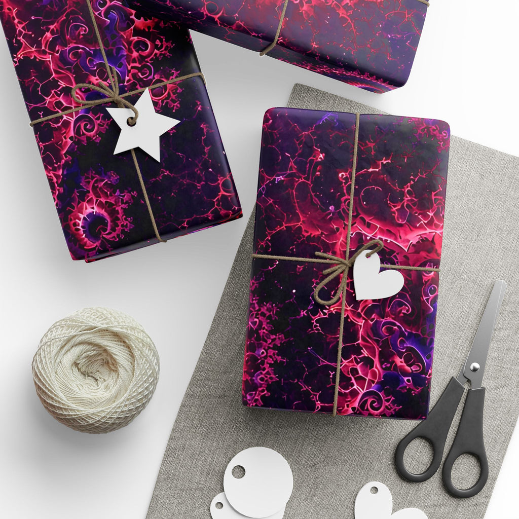 Copper Infinity - Hot Pink & Violet Wrapping Paper