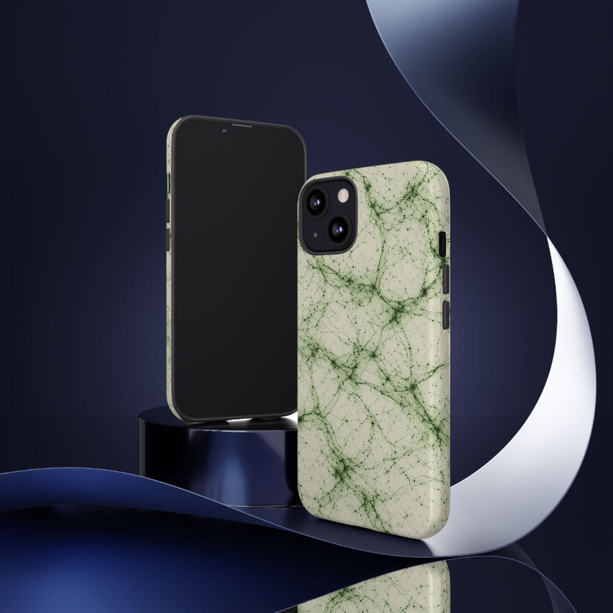Neon Mycelium - Matcha Latte Phone Case