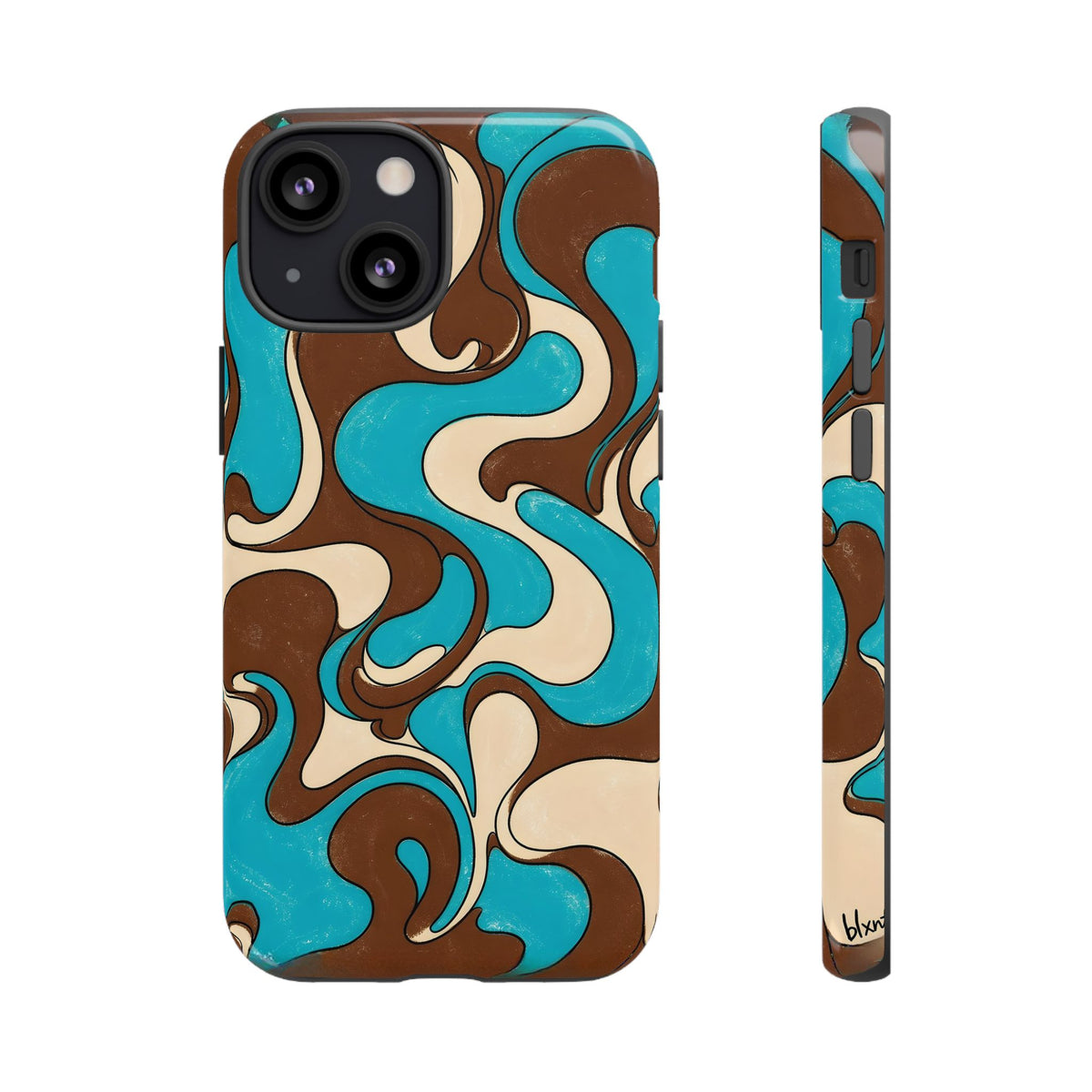 Fillmore Flow - Turquoise & Chocolate Phone Case