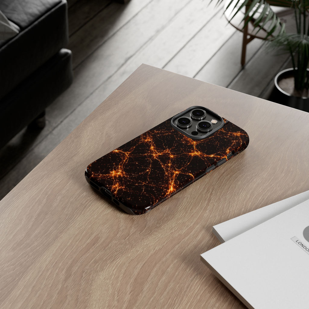 Neon Mycelium - Solar Flare Phone Case