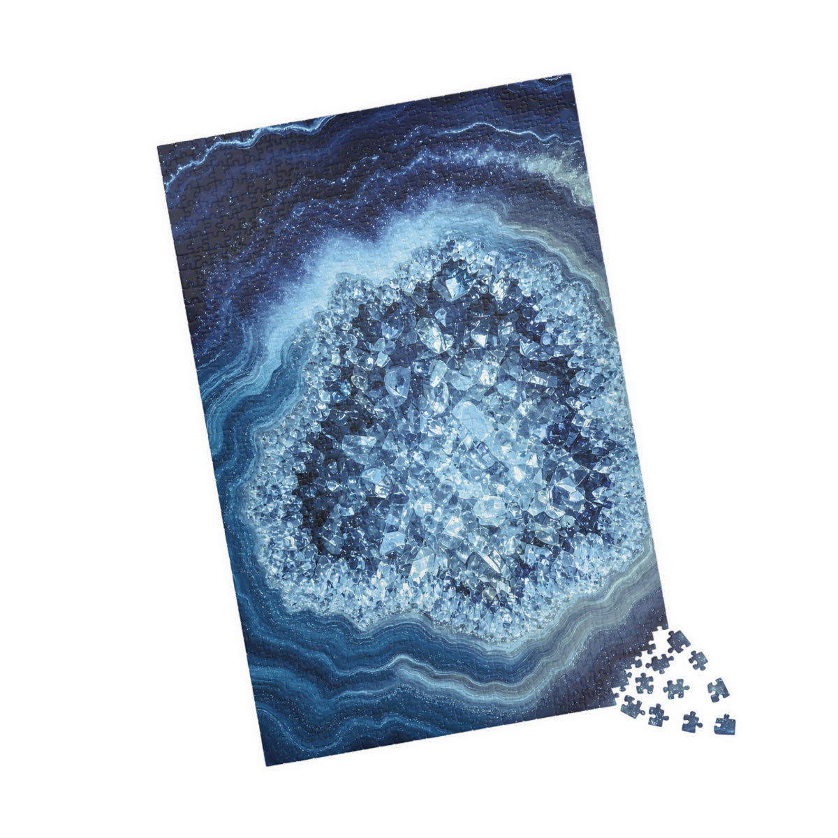 Geode Core - Glacier Jigsaw Puzzle