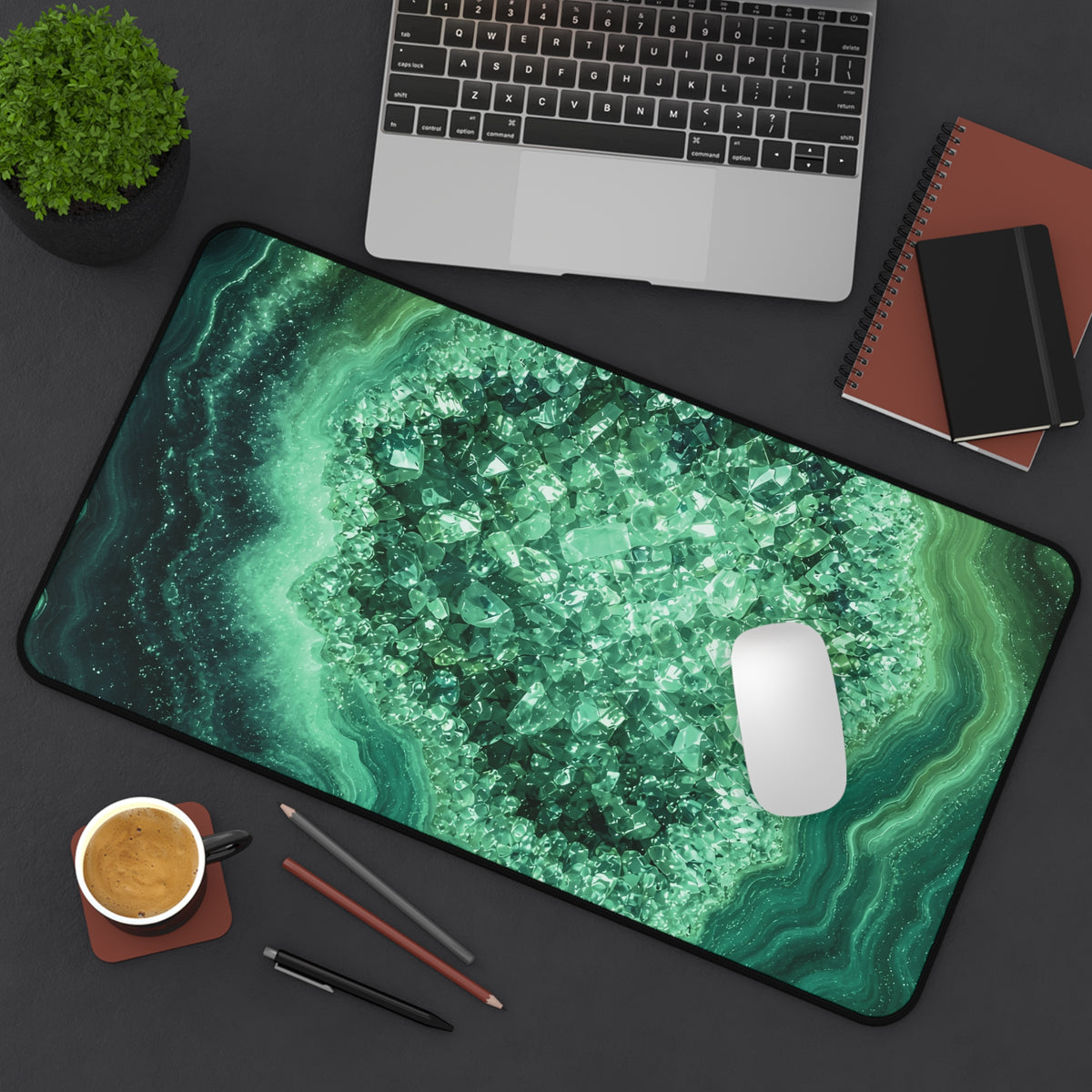 Geode Core - Jade Temple Desk Mat