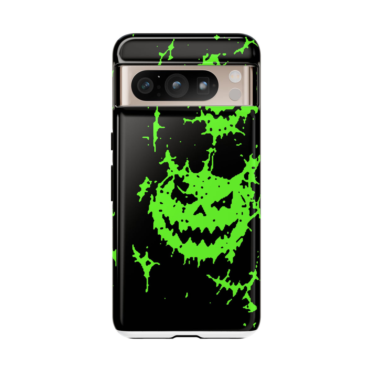 Green Spiderweb Pumpkin Phone Case