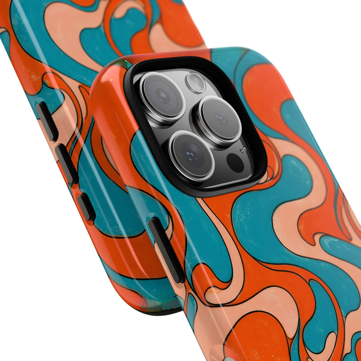 Fillmore Flow - Blood Orange & Teal Phone Case