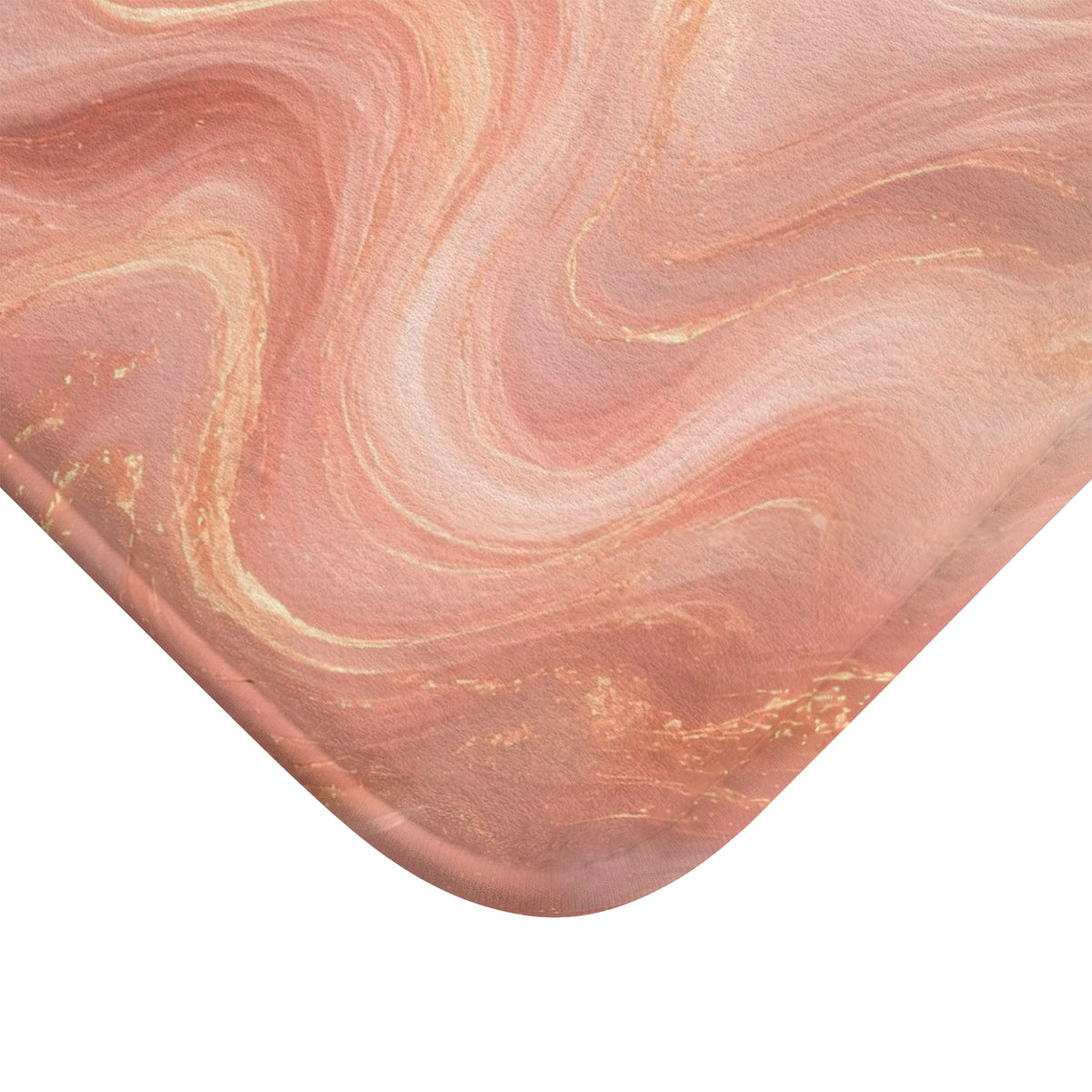 Rose Gold Marble Bath Mat