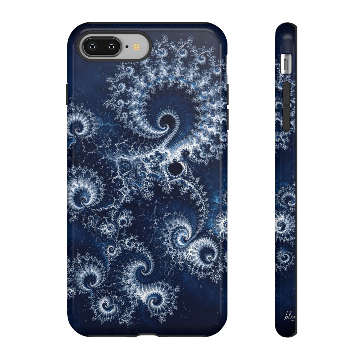 Copper Infinity - Ice Blue & Silver Phone Case