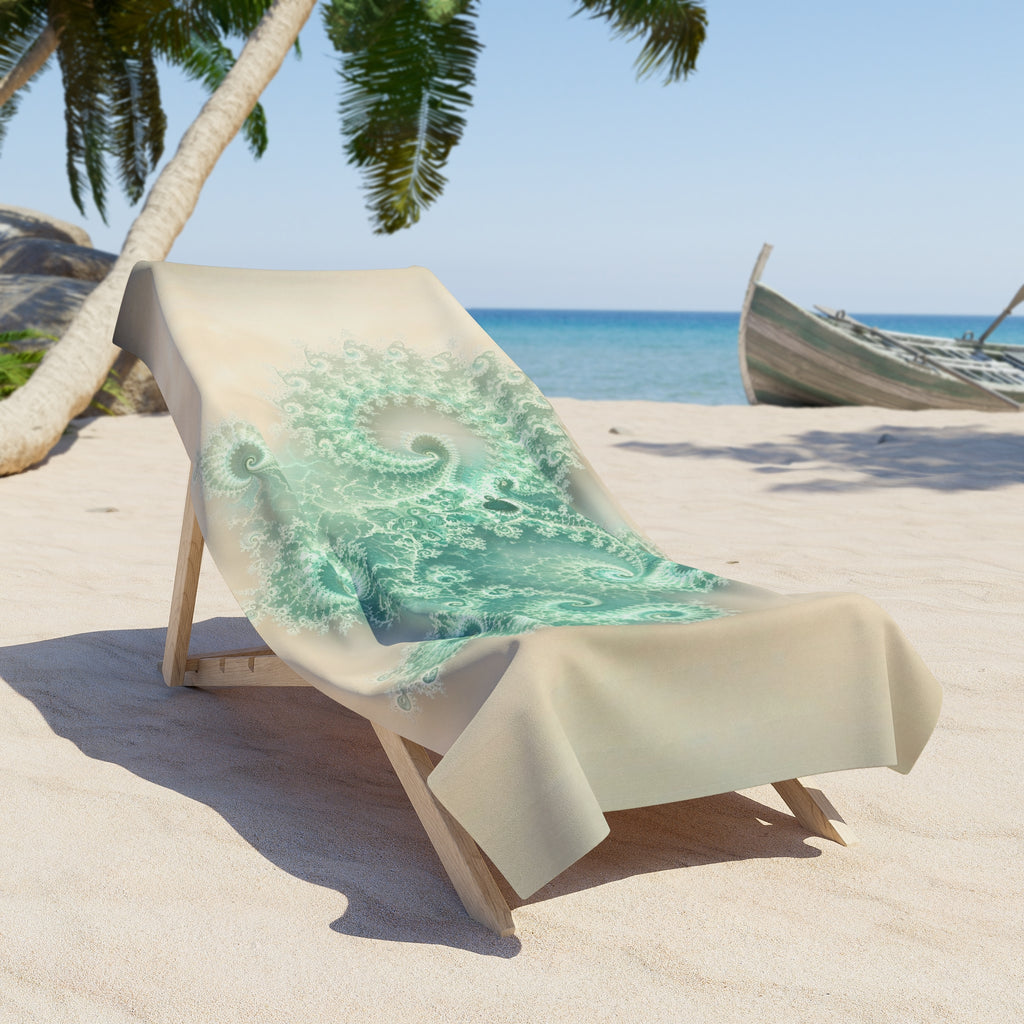 Copper Infinity - Sea Glass Beach Towel