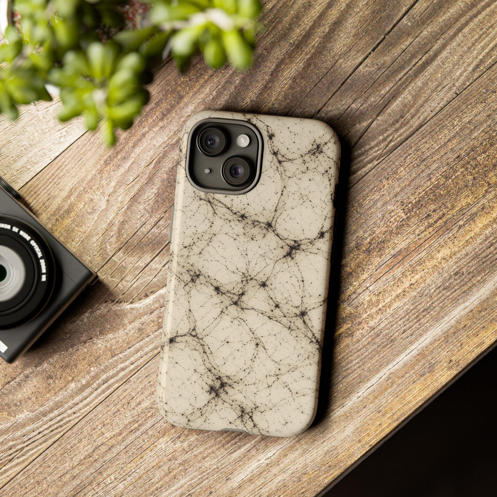 Neon Mycelium - Ink on Paper Phone Case